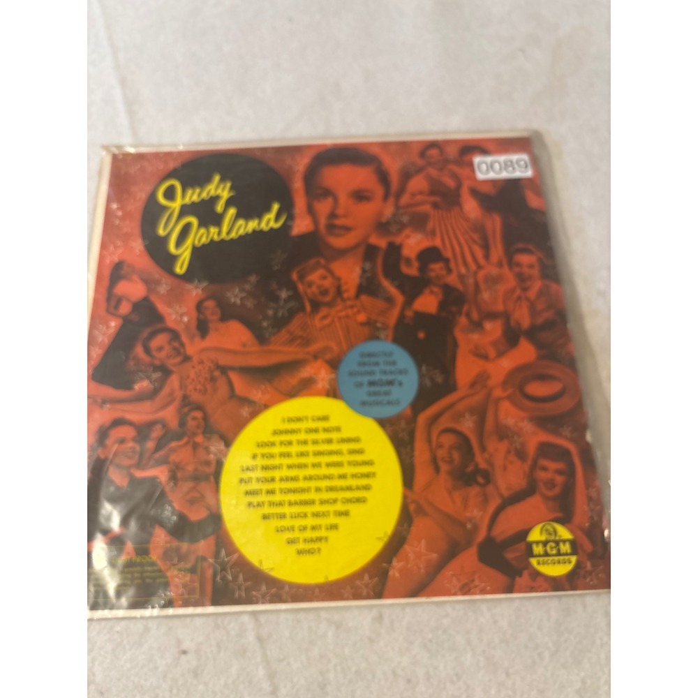 MGM Records Judy Garland Vinyl‎ LP 12" Black Good If You Feel Like Singing E3149